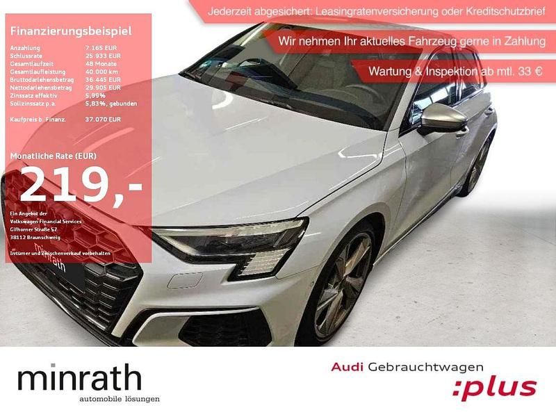 Weiß Gebraucht 2024 Audi S3 Sport Limousine | 37.070 € (Guter Preis) - Bild 1/4