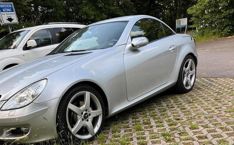 Silber Gebraucht 2006 Mercedes SLK280 Cabrio | 10.500 € (Guter Preis) - Bild 1/4