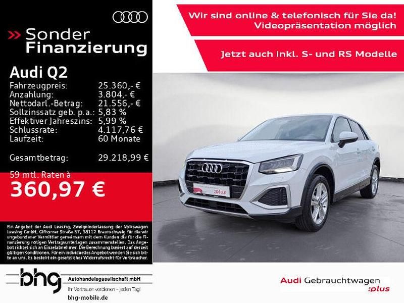 Weiß Gebraucht 2021 Audi Q2 Advanced SUV | 25.360 € (Etwas zu teuer) - Bild 1/4
