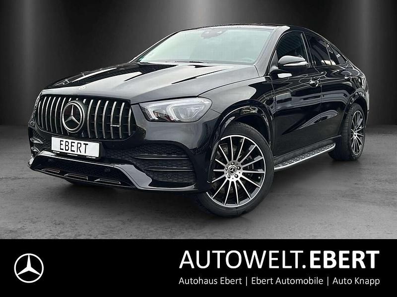 Obsidianschwarz Gebraucht 2021 Mercedes GLE350 AMG Coupé | 69.880 € (Teuer) - Bild 1/4