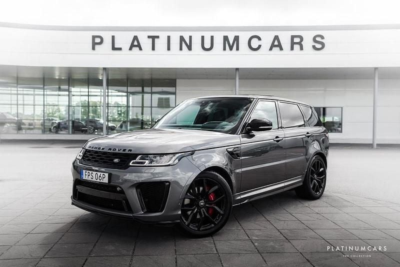 Grau Gebraucht 2019 Land Rover Range Rover Sport SVR SUV | 73.322 € (Teuer) - Bild 1/4