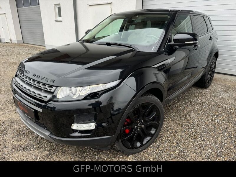 Schwarz Gebraucht 2012 Land Rover Range Rover evoque Pure SUV | 13.999 € (Fairer Preis) - Bild 1/4