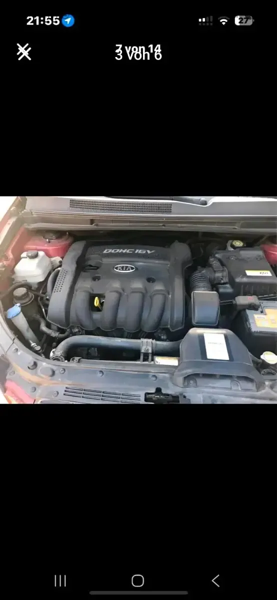 Gebraucht Kia Carens 144 PS (105 kW) 2008 Andere farben Van / Kleinbus