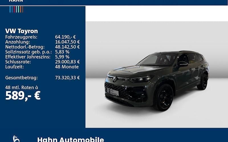 Neu VW Tayron R-line 193 PS (141 kW) 2026 Grün SUV
