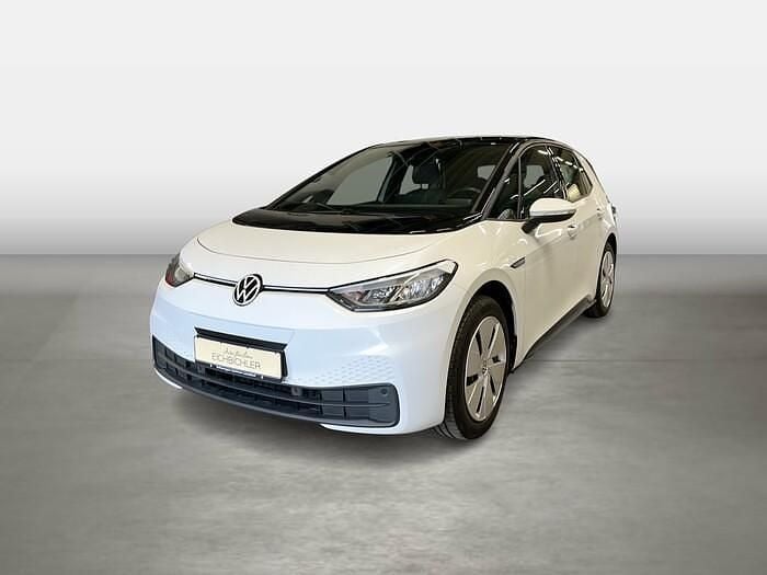 Gletscherweiss schwarz Gebraucht 2022 VW ID.3 Pure Kleinwagen | 19.219 € (Guter Preis) - Bild 1/4