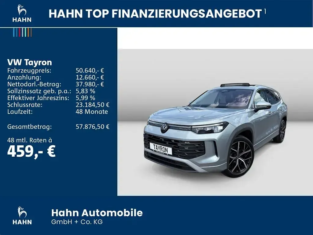 Gebraucht VW Tayron Elegance 204 PS (150 kW) 2026 Oyster silver metallic SUV
