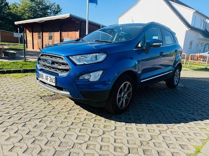 Blau Gebraucht 2018 Ford Ecosport Titanium SUV | 11.998 € (Fairer Preis) - Bild 1/4