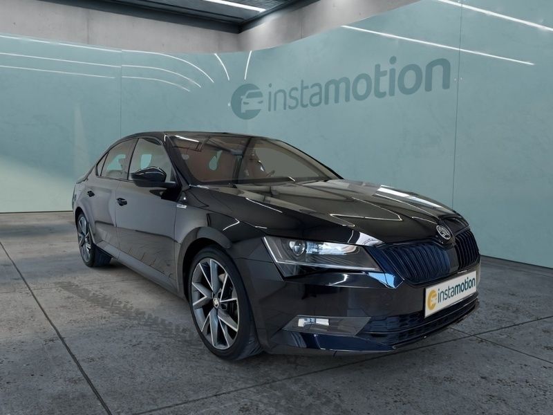 Schwarz Gebraucht 2019 Skoda Superb SportLine Limousine | 25.490 € (Fairer Preis) - Bild 1/4
