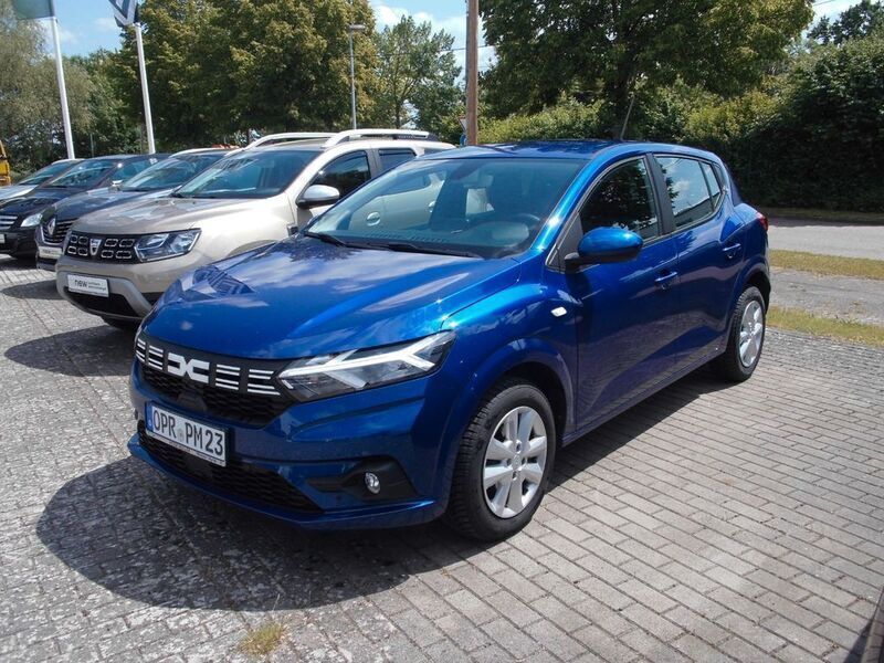 Blau Gebraucht 2023 Dacia Sandero Expression Kleinwagen | 16.800 € (Guter Preis) - Bild 1/4