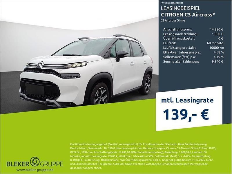 Lack weiss banquise/typ aussenverkleidung spiegel flach standard Gebraucht 2023 Citroën C3 Aircross Shine SUV | 13.380 € (Guter Preis) - Bild 1/3