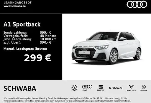 Neu Audi A1 Sportback Sport 116 PS (85 kW) 2026 Weiß Kleinwagen