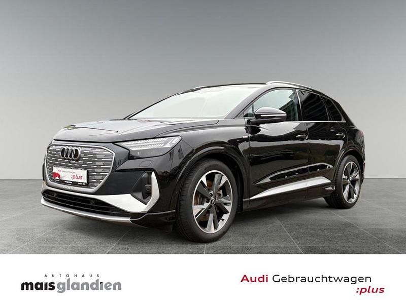 Gebraucht Audi e-tron S-Line 219 kW (299 PS) 2022 Mythosschwarz (metallic) SUV