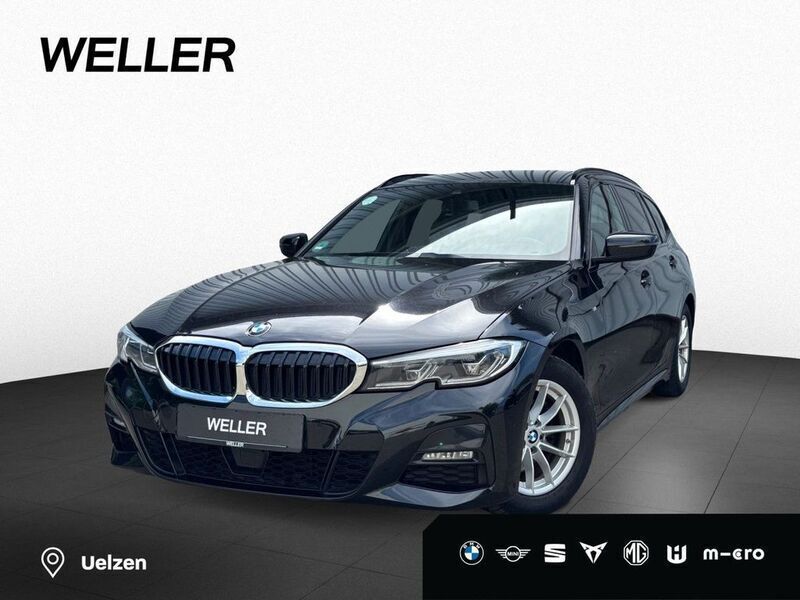 Black sapphire (schwarz) Gebraucht 2020 BMW 320 M Sport Kombi | 27.490 € (Guter Preis) - Bild 1/4