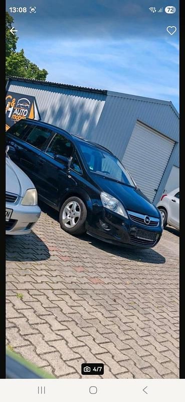 Schwarz Gebraucht 2008 Opel Zafira Van / Kleinbus | 3.800 € (Fairer Preis) - Bild 1/4