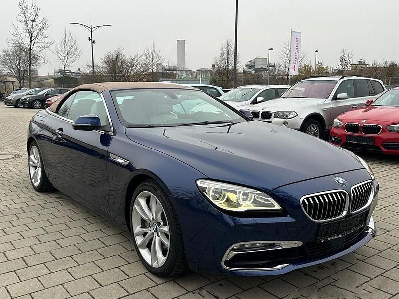 Gebraucht BMW 640 Cabriolet Luxury Line 313 PS (230 kW) 2015 Blau Cabrio
