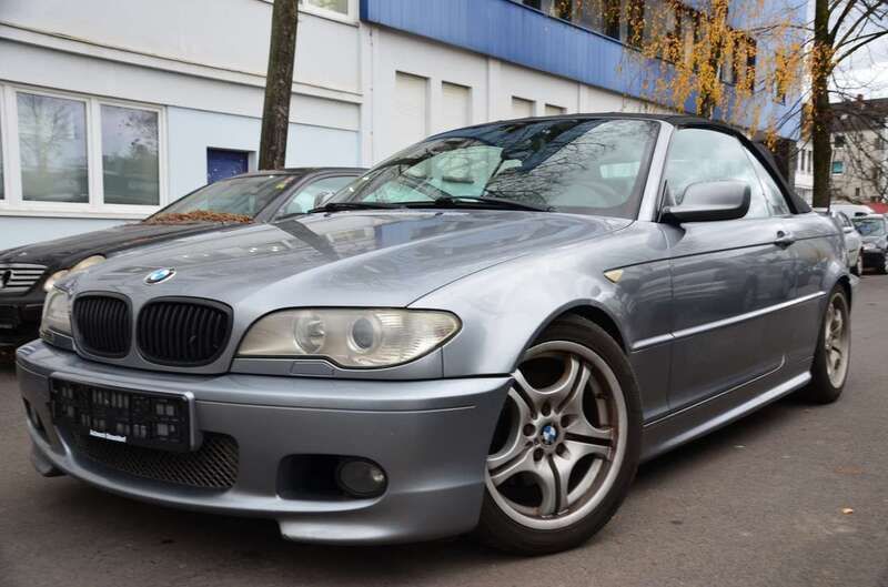 Silbergrau metallic Gebraucht 2003 BMW 320 Cabriolet M Sport Cabrio | 5.390 € (Guter Preis) - Bild 1/4
