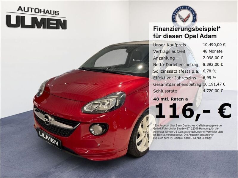 Rot Gebraucht 2013 Opel Adam Sport Kleinwagen | 10.490 € (Teuer) - Bild 1/4