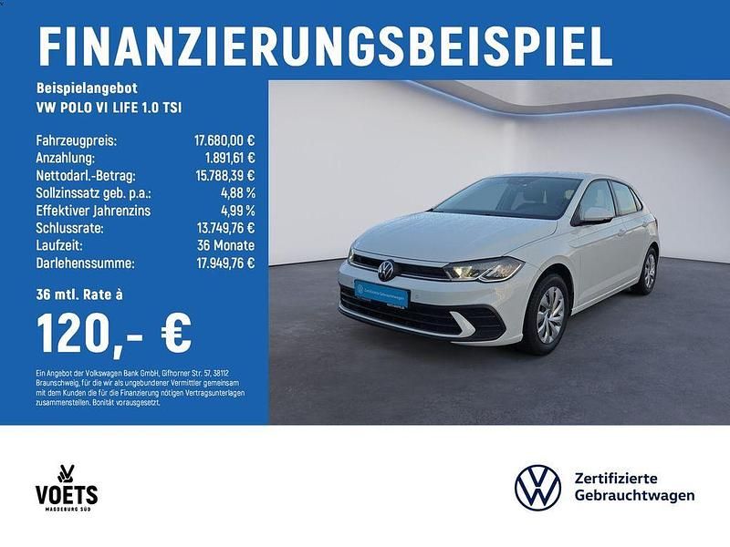Gebraucht VW Polo Life 95 PS (69 kW) 2024 Weiß Limousine