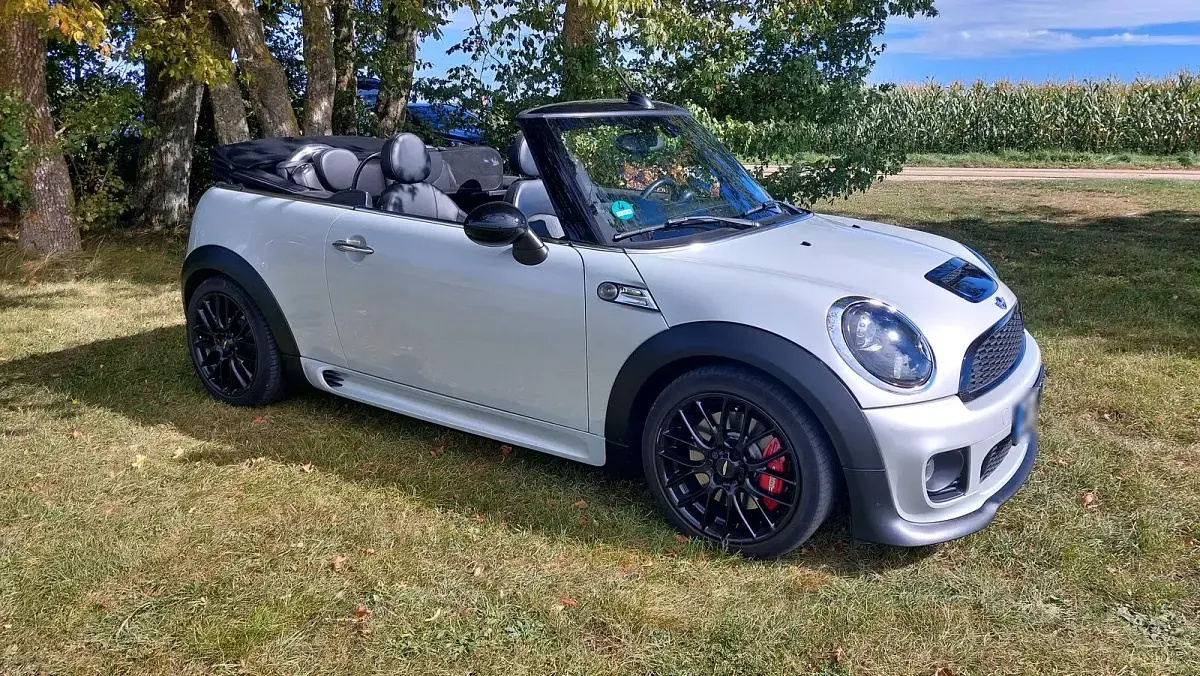 Gebraucht Mini John Cooper Works Cabriolet 245 PS (180 kW) 2012 Silber Cabrio