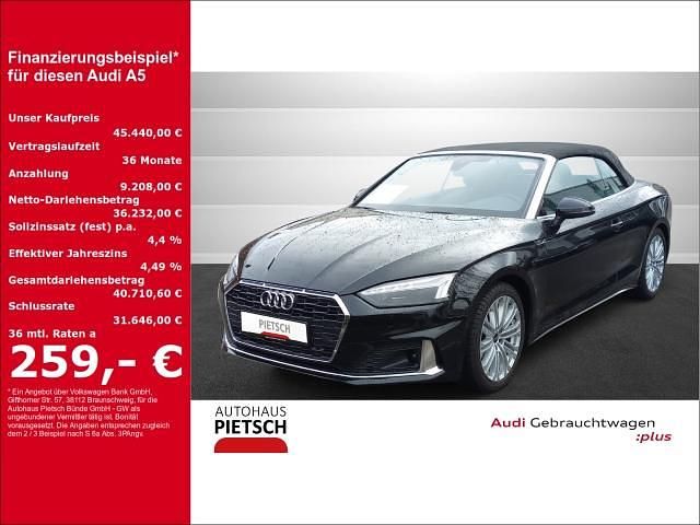 Gebraucht Audi A5 Cabriolet Advanced 204 PS (150 kW) 2024 Schwarz Cabrio