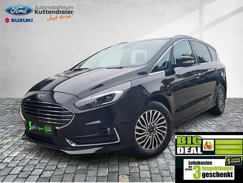Obsidianschwarz metallic Gebraucht 2022 Ford S-MAX Titanium Van / Kleinbus | 33.980 € (Etwas zu teuer) - Bild 1/3