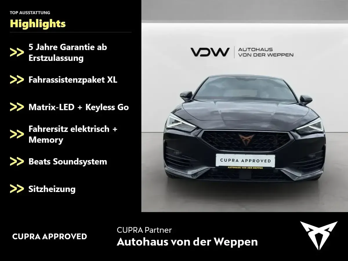 Gebraucht Cupra Leon VZ 300 PS (220 kW) 2024 Schwarz Limousine