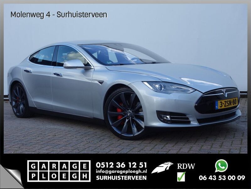 Grau Gebraucht 2015 Tesla Model S Performance Kleinwagen | 31.900 € - Bild 1/4