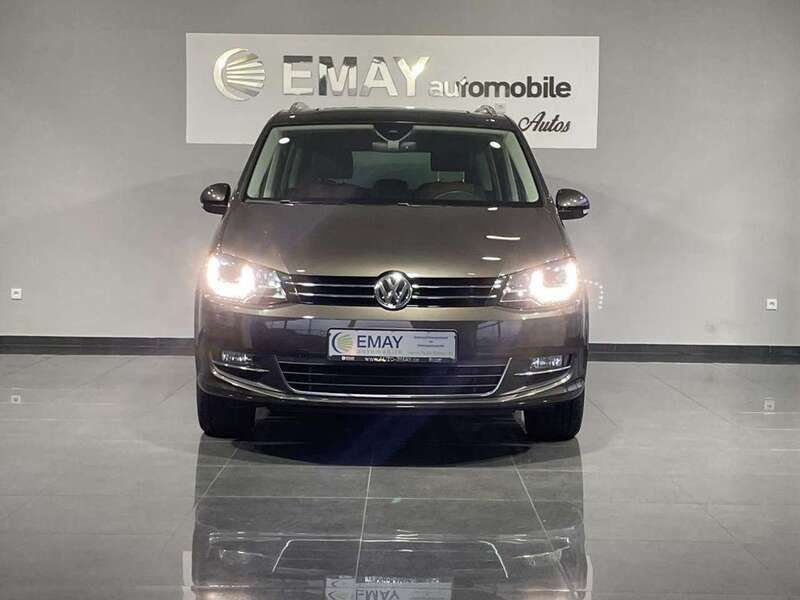 Gebraucht VW Sharan Highline 150 PS (110 kW) 2017 Braun (black oak brown metallic) Van / Kleinbus