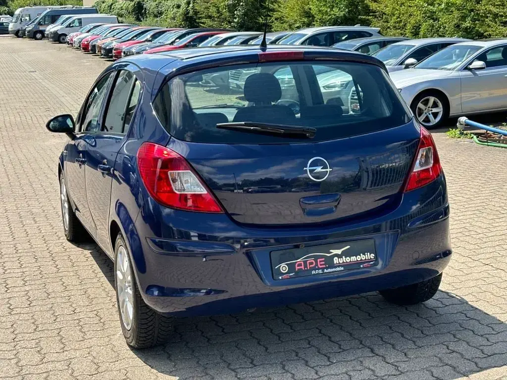 Gebraucht Opel Corsa Edition 80 PS (58 kW) 2009 Blau Kleinwagen
