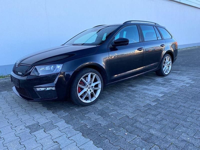 Schwarz Gebraucht 2015 Skoda Octavia RS Kombi | 9.000 € (Superpreis) - Bild 1/4