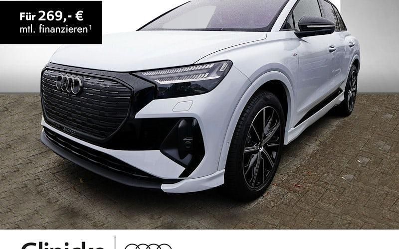 Weiß Gebraucht 2024 Audi Q4 e-tron Ambiente SUV | 43.430 € (Teuer) - Bild 1/4