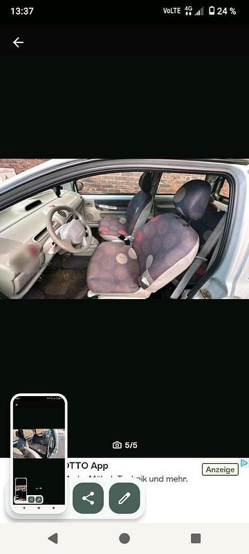 Gebraucht Renault Twingo 75 PS (55 kW) 2002 Silber Kleinwagen