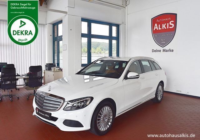 Polarweiß Gebraucht 2016 Mercedes C400 Exclusive Kombi | 23.950 € (Fairer Preis) - Bild 1/1
