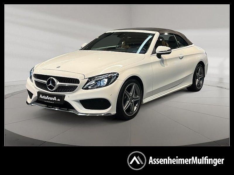 Unilack polarweiss Gebraucht 2017 Mercedes C180 AMG Cabrio | 23.985 € (Fairer Preis) - Bild 1/4