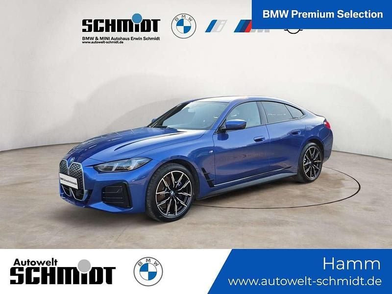 M portimao blau Gebraucht 2025 BMW i4 M Sport Limousine | 47.289 € (Superpreis) - Bild 1/3