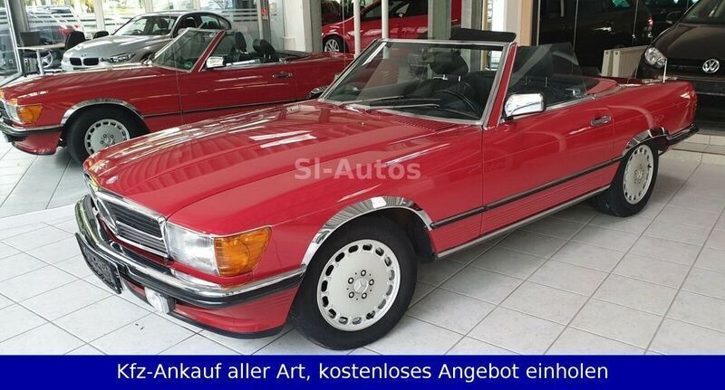 Rot Gebraucht 1986 Mercedes SL300 Cabrio | 41.900 € - Bild 1/4