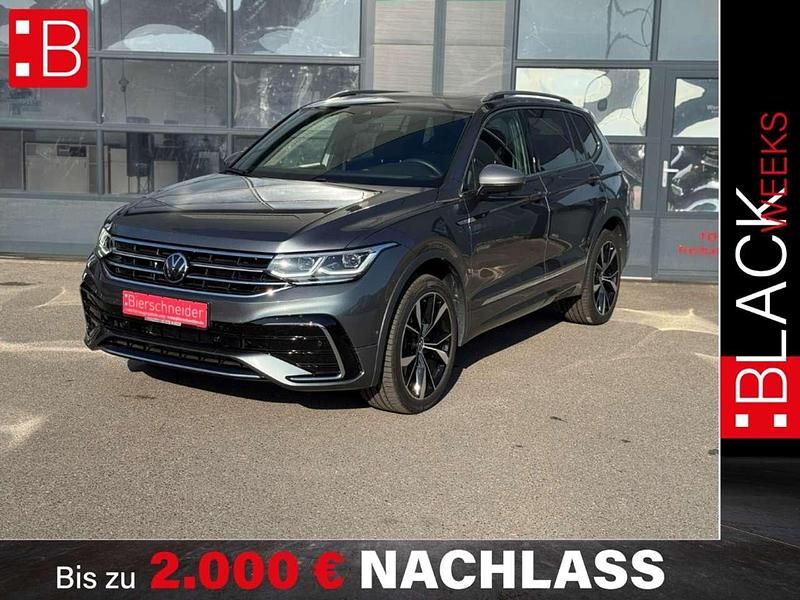 Grau Gebraucht 2024 VW Tiguan Allspace R-line SUV | 43.850 € (Fairer Preis) - Bild 1/2