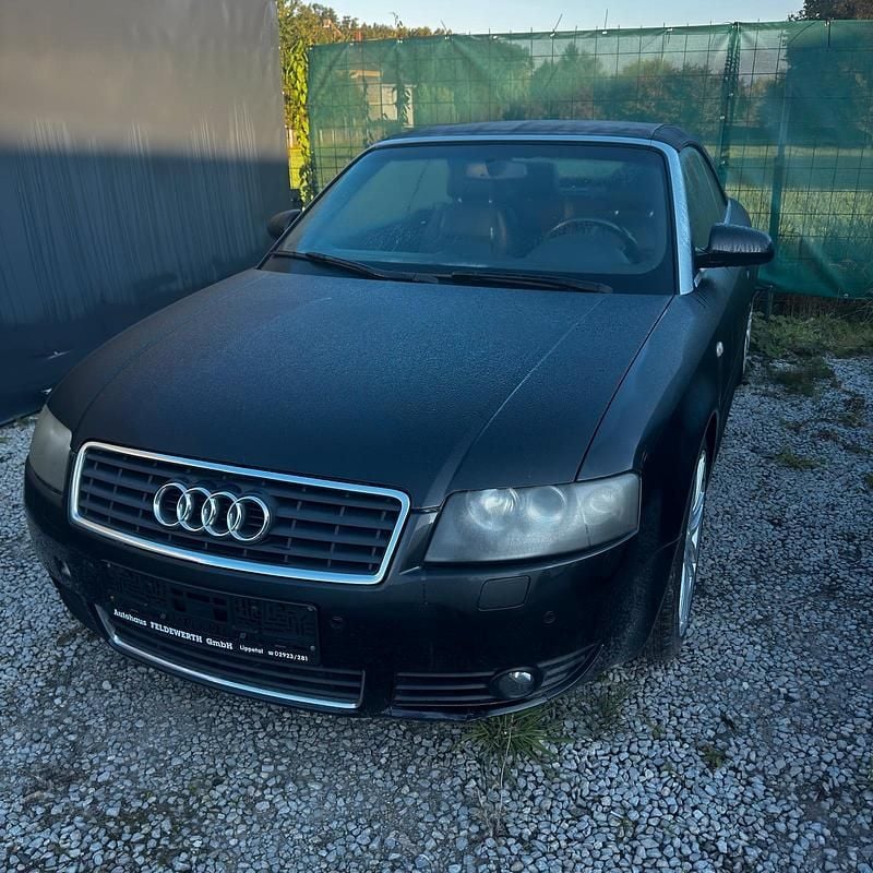 Schwarz Gebraucht 2002 Audi A4 Cabriolet S-Line Cabrio | 2.500 € (Guter Preis) - Bild 1/3