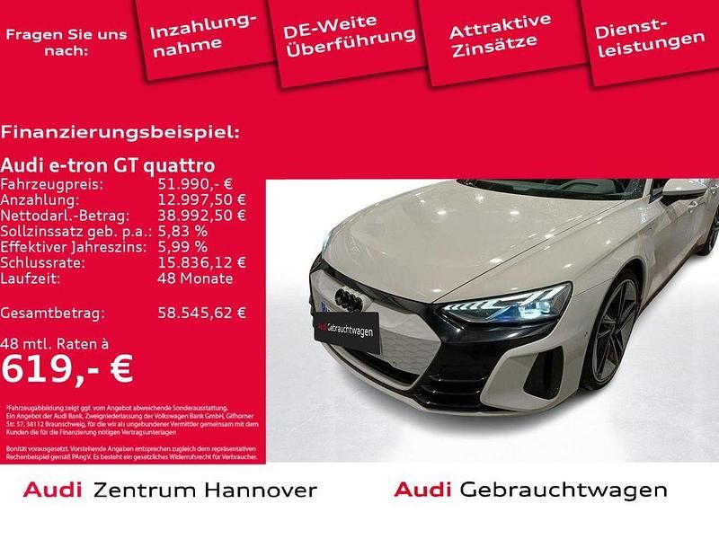 Individuallackierungen audi exclusive Gebraucht 2022 Audi e-tron GT quattro Ambiente Limousine | 51.990 € (Fairer Preis) - Bild 1/4