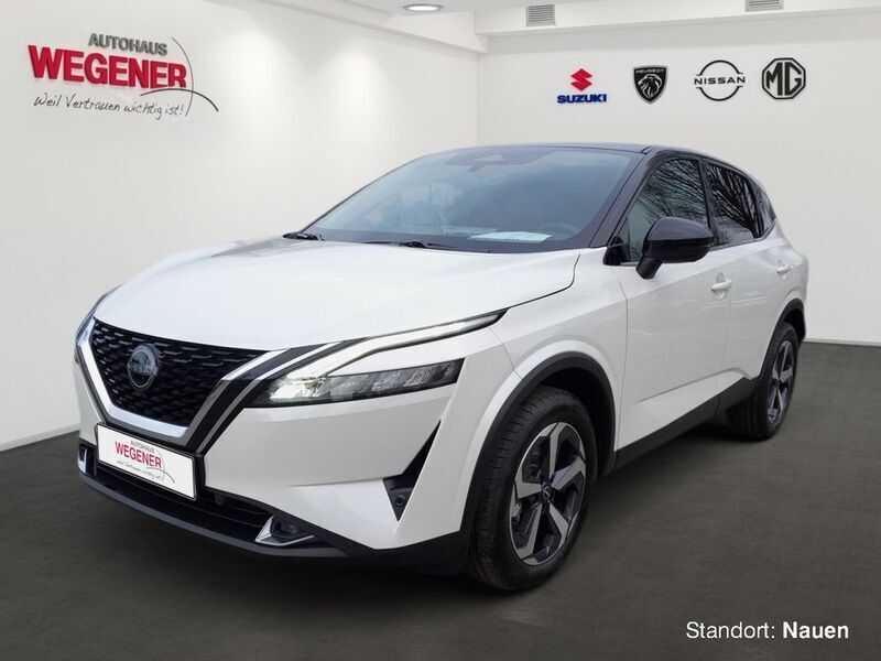 Pearl white/black m Gebraucht 2023 Nissan Qashqai N-Connecta SUV | 31.700 € (Fairer Preis) - Bild 1/4