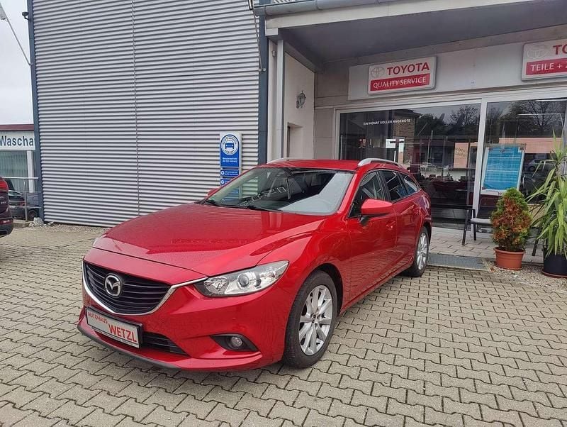 Rubinrot metallic Gebraucht 2014 Mazda 6 Center-Line Kombi | 8.500 € (Guter Preis) - Bild 1/4