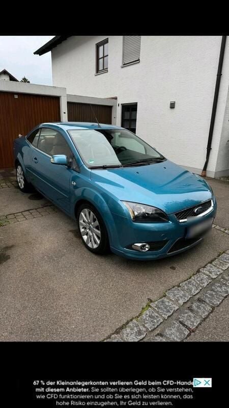 Blau Gebraucht 2007 Ford Focus Cabriolet Cabrio | 2.650 € (Guter Preis) - Bild 1/4