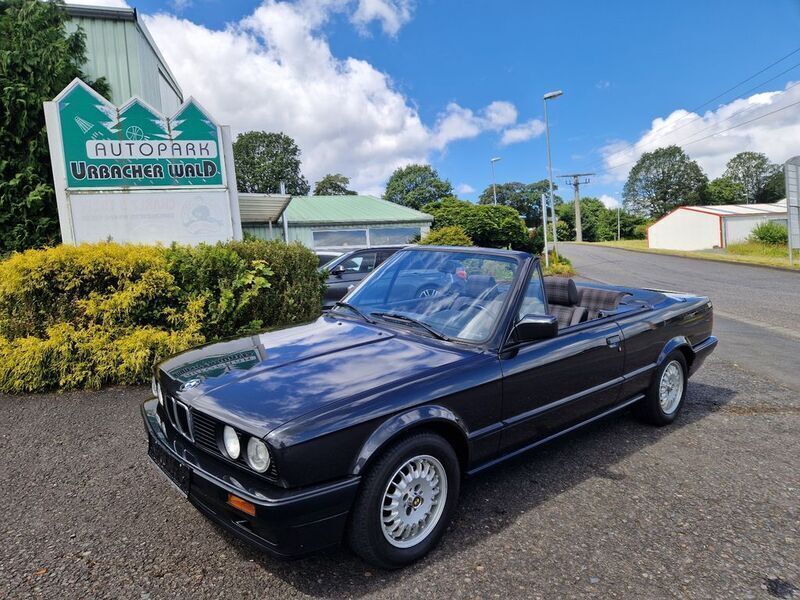 Schwarz Gebraucht 1991 BMW 318 Cabriolet Cabrio | 19.800 € - Bild 1/4