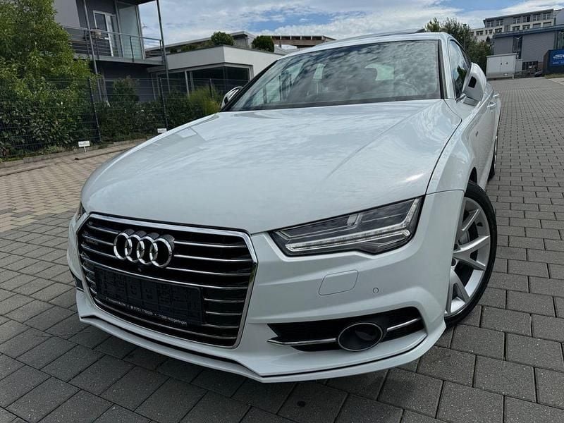 Weiß Gebraucht 2018 Audi A7 Sportback S-Line Kleinwagen | 27.980 € (Superpreis) - Bild 1/4
