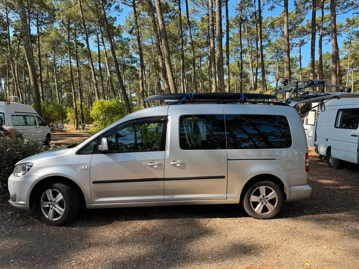 Gebraucht VW Caddy 2012 Silber Van / Kleinbus
