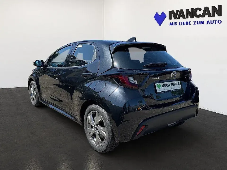 Neu Mazda 2 Exclusive-Line 116 PS (85 kW) 2025 Opera black Limousine