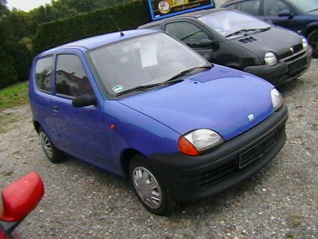 Gebraucht Fiat Seicento 39 PS (28 kW) 1999 Blau metallic Kleinwagen