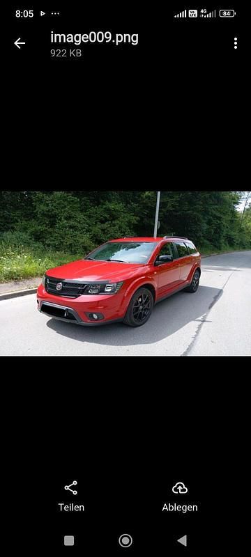 Rot Gebraucht 2014 Fiat Freemont SUV | 10.499 € (Fairer Preis) - Bild 1/4