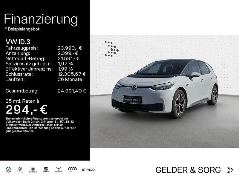 Gebraucht VW ID.3 Pro 150 kW (204 PS) 2022 Weiß Kleinwagen