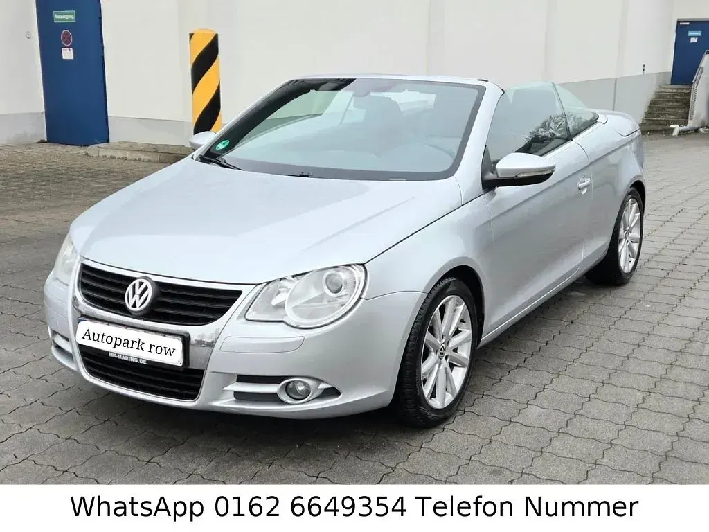 Brugt VW Eos 140 HK (102 kW) 2010 Sølv Cabriolet